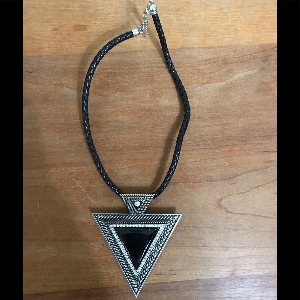 Triangle Statement Tribal Rope Necklace